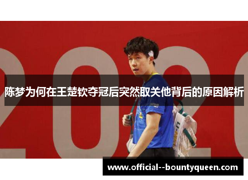 陈梦为何在王楚钦夺冠后突然取关他背后的原因解析 陈梦为何在王楚钦夺冠后突然取关他背后的原因解析